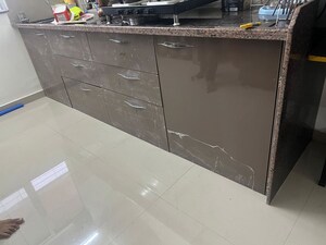 Kitchen in 2 BHK Apartment at Puranik Tokyo Bay Phase 2A, Kasarvadavali – for Rent