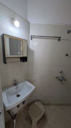 Bathroom in 2 BHK Apartment at Valentine Apartments, Goregaon East – for Rent
