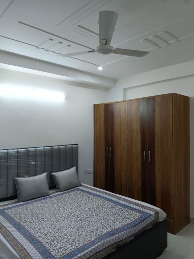Bedroom, global-foyer 3 Bedroom 1450 Sq.Ft. Builder Floor In Sector 43 Gurgaon 10313666