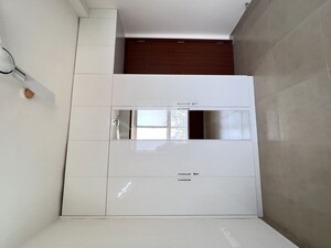 Kitchen in  Apartment at Bhartiya Nikoo Homes Phase 2, Thanisandra Main Road – for Rent