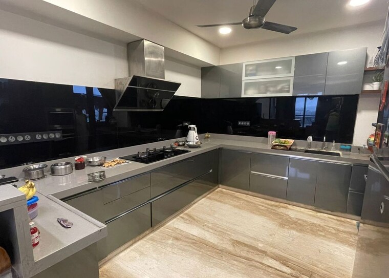 Kitchen, jp-iscon-platinum 4 Bedroom 4760 Sq.Ft. Apartment In Bopal Ahmedabad 10313724
