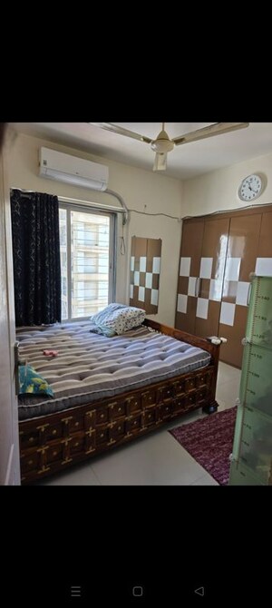 Bedroom in 2 BHK Apartment at Cosmos Lounge, Manpada – for Rent