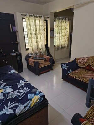 Living Room in 2 BHK Apartment at Karan Ceto, Wadgaon Sheri – for Rent