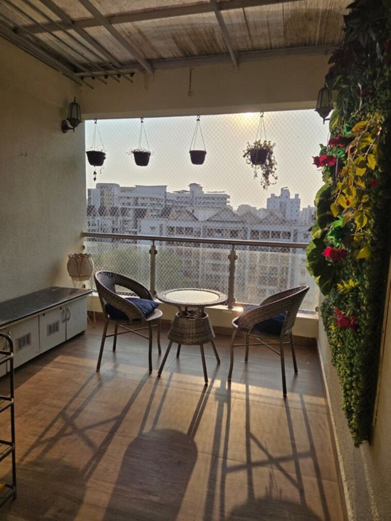 Balcony, kumar-picasso 3 Bedroom 1124 Sq.Ft. Apartment In Hadapsar Pune 10313857