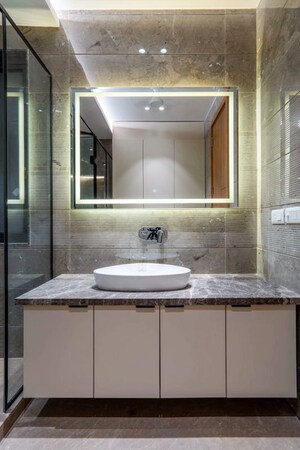 Bathroom in 4 BHK Builder Floor at Sector 85 – for Sale