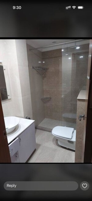 Bathroom in 3 BHK Builder Floor at Greater Kailash I – for Rent