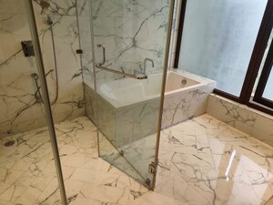 Bathroom in 5 BHK Apartment at Clover Realty Delta Empress, Sopan Baug – for Rent