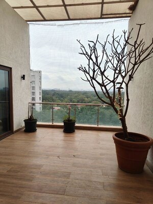 Balcony in 5 BHK Apartment at Clover Realty Delta Empress, Sopan Baug – for Rent