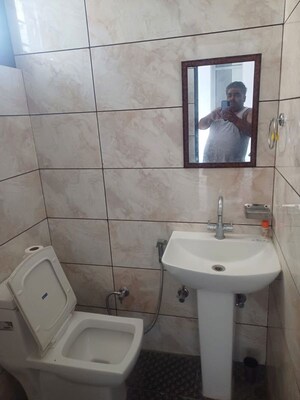 Bathroom in 2 BHK Builder Floor at Sahastradhara – for Rent