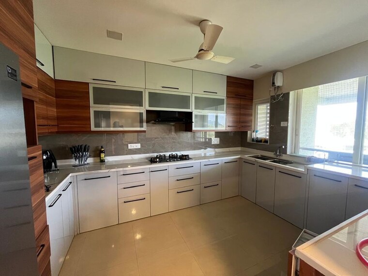Kitchen, darode-jog-blossom-bouleward 4 Bedroom 2600 Sq.Ft. Apartment In Koregaon Park Pune 10313980