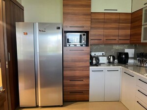 Kitchen in 4 BHK Apartment at Darode Jog Blossom Bouleward, Koregaon Park – for Rent