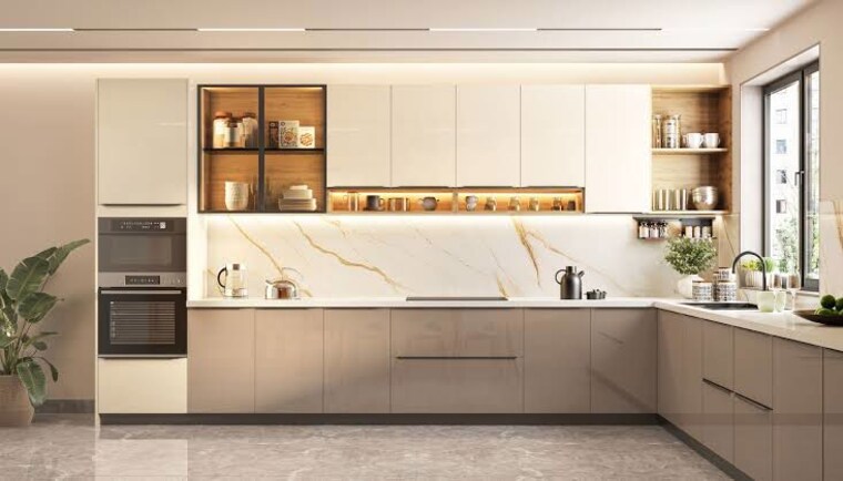 Kitchen, hajipur 3 Bedroom 1560 Sq.Ft. Builder Floor In Hajipur Noida 10314006