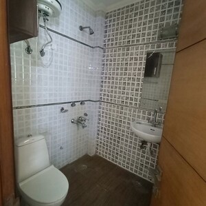 Bathroom in 3 BHK Builder Floor at Chittaranjan Park – for Rent