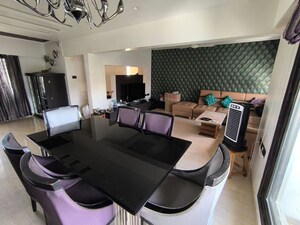 Dining area in 3.5 BHK Apartment at Eden Garden CHS, Viman Nagar – for Rent