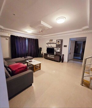 Living Room in 4 BHK Apartment at Raviraj Fortaleza, Kalyani Nagar – for Rent