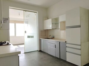 Kitchen in 3 BHK Apartment at Goel Ganga Melrose, Sopan Baug – for Rent