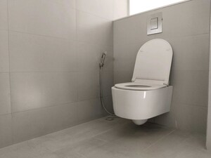 Bathroom in 3 BHK Apartment at Goel Ganga Melrose, Sopan Baug – for Rent