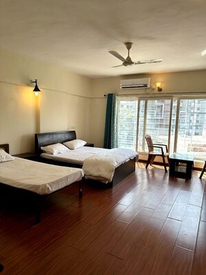 Bedroom in 4 BHK Apartment at Gera GreensVille SkyVillas, Kharadi – for Rent