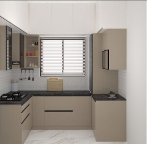 Kitchen in 3 BHK Apartment at Aparna Zenon, Puppalaguda – for Rent