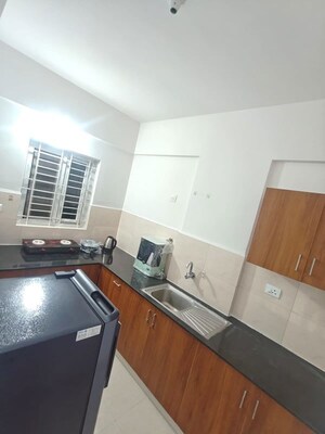 Kitchen in 2 BHK Builder Floor at Hsr Layout Sector 2 – for Rent