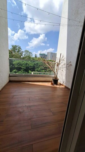 Balcony in 3.5 BHK Apartment at Hermes 212 Riverwalk, Kalyani Nagar – for Rent