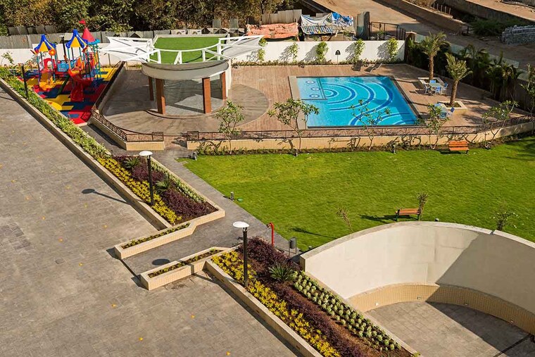Garden, karia-konark-bella-vista 3 Bedroom 1632 Sq.Ft. Apartment In Magarpatta Road Pune 10314094
