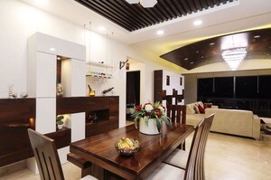 Dining area in 3 BHK Apartment at Kumar Sienna, Magarpatta Road – for Rent