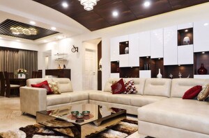 Living Room in 3 BHK Apartment at Kumar Sienna, Magarpatta Road – for Rent