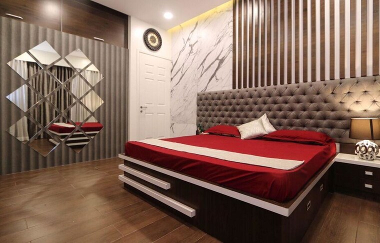 Bedroom, kumar-sienna 3 Bedroom 1641 Sq.Ft. Apartment In Magarpatta Road Pune 10314121