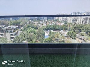 Balcony in 3 BHK Apartment at Kumar Sienna, Magarpatta Road – for Rent