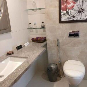 Bathroom in 3 BHK Apartment at Kumar Sienna, Magarpatta Road – for Rent