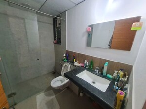 Bathroom in 3 BHK Apartment at Mhada Colony – for Rent