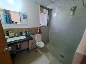 Bathroom in 3 BHK Apartment at Mhada Colony – for Rent