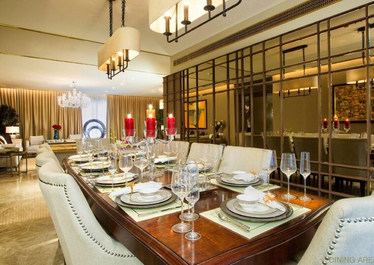 Dining area, lunkad-sky-belvedere 4 Bedroom 4216 Sq.Ft. Apartment In Viman Nagar Pune 10314129