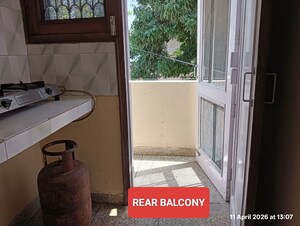 Balcony in 1 BHK Builder Floor at Sector 35 – for Rent