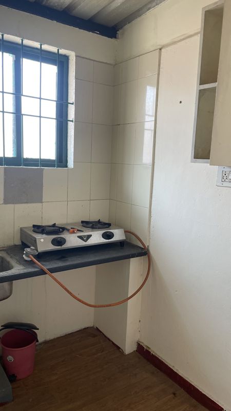 Kitchen in 1 RK Independent House at Shanthi Nagar – for Rent