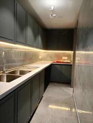 Kitchen in 3 BHK Builder Floor at Navjeevan Vihar – for Rent