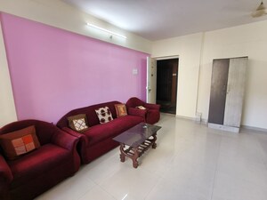 Living Room in 2 BHK Apartment at Krishna Arcade Apartment, Kopar Khairane Sector 2 – for Rent