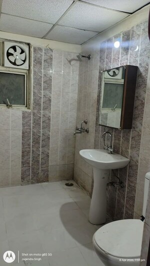 Bathroom in 3.5 BHK Apartment at Gaur Sportswood, Sector 79 – for Rent