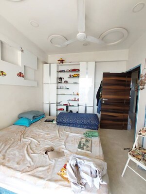 Bedroom in 2 BHK Apartment at Sonai Skyline Apartment, Ghansoli Sector 15 – for Rent