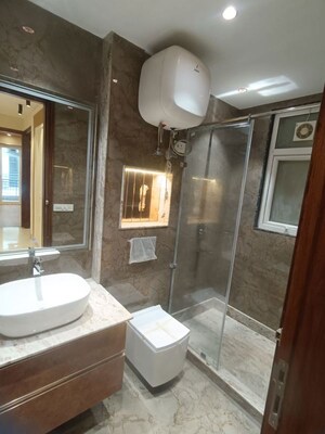 Bathroom in 3 BHK Builder Floor at Ansal API Esencia, Sector 67 – for Rent