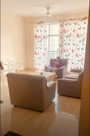 Living Room in 3 BHK Apartment at Omaxe The Palace, Gomti Nagar – for Rent