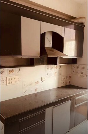 Kitchen in 3 BHK Apartment at Omaxe The Palace, Gomti Nagar – for Rent