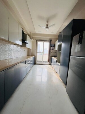 Kitchen in 3 BHK Builder Floor at Sushant Lok Iii – for Rent
