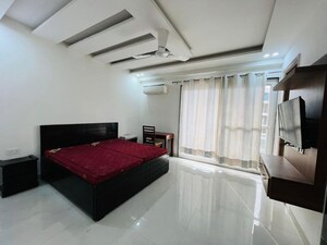 Kitchen in 3 BHK Builder Floor at Sushant Lok Iii – for Rent