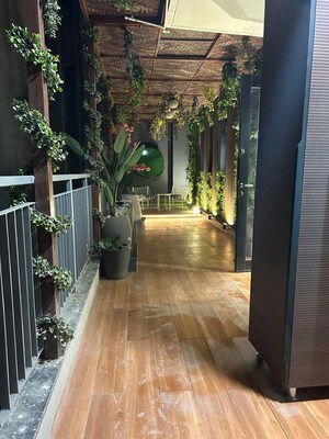 Balcony in 3 BHK Apartment at Krisumi Waterfall Residences, Sector 36a – for Rent