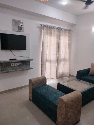 Living Room in 2.5 BHK Apartment at Nimbus The Golden Palm, Sector 168 – for Rent