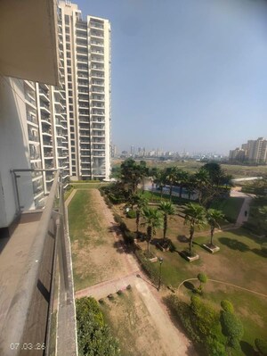 Balcony in 3.5 BHK Apartment at Microtek Greenburg, Sector 86 – for Rent
