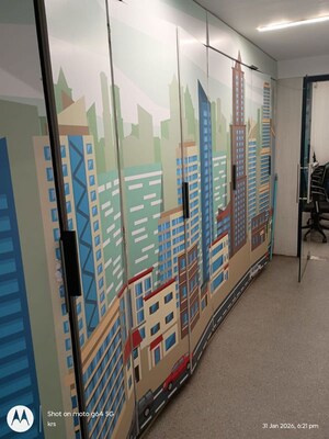 Balcony in  Office Space at Millenium Tower, Kopar Khairane – for Rent