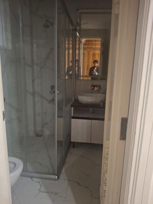 Bathroom in 4 BHK Builder Floor at Sushant Lok I – for Sale